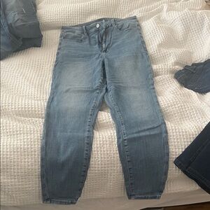 American Eagle Outfitters Light Blue Straight Leg Jeans